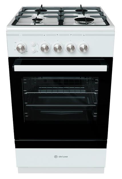 Плита Газовая De Luxe 506040.24г ЧР белый фото 1