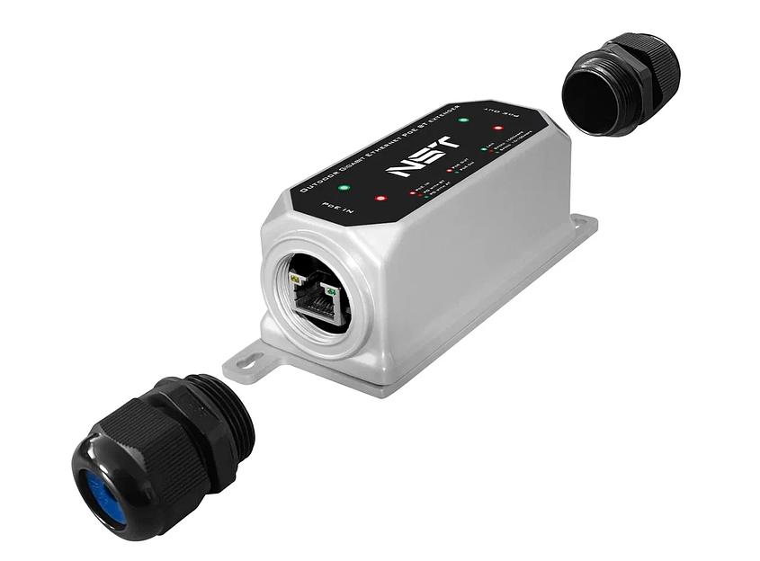 Уличный PoE удлинитель NST NS-EX-1GP/W фото 6