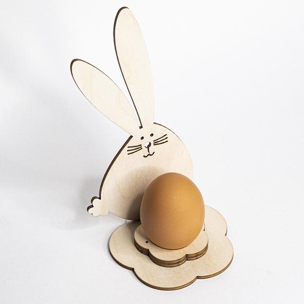 Подставка для яйца пасхальная Заяц маленький фото 2