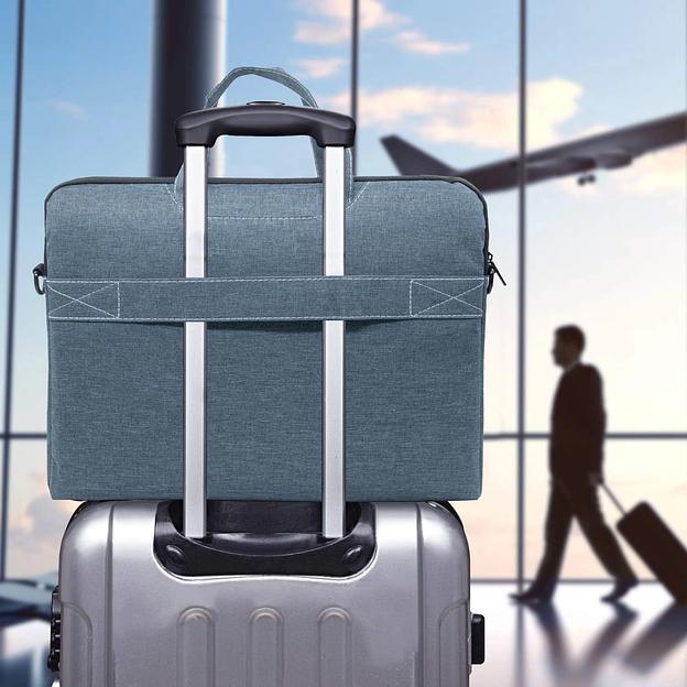 Сумка для ноутбука 15.6" Portcase KCB-165 Grey серый нейлон/полиэстер фото 9