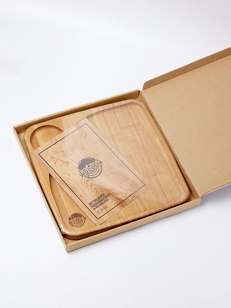 Менажница деревянная Woodlin «Тенна» 28х28 см ОПТ фото 6