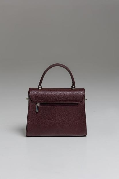 Женская стильная сумка тёмно-бордовая опт фото 2