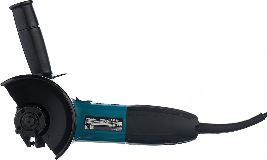 Углошлифовальная машина Makita GA4530R 720Вт 11000об/мин рез.шпин.:M14 d=115мм фото 2