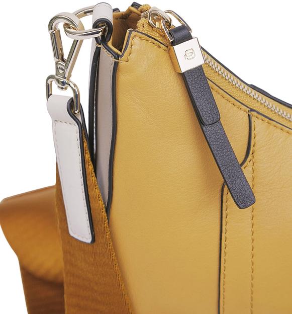 Сумка женская Piquadro Circle BD6657W92/GBE желтый/бежевый натур.кожа фото 4