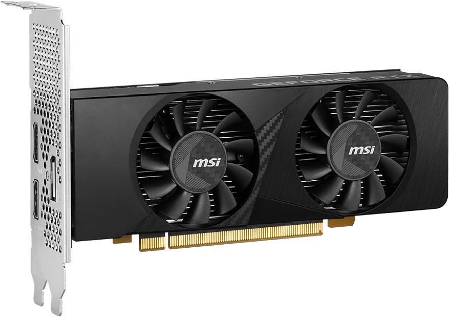 Видеокарта MSI PCI-E 4.0 RTX 3050 LP 6G OC NVIDIA GeForce RTX 3050 6Gb 128bit GDDR6 1807/14000 HDMIx1 DPx3 HDCP Ret фото 2