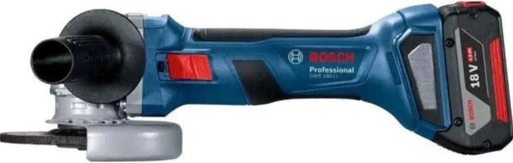 Углошлифовальная машина Bosch GWS 180-LI 11000об/мин рез.шпин.:M14 d=125мм (06019H9021) фото 2