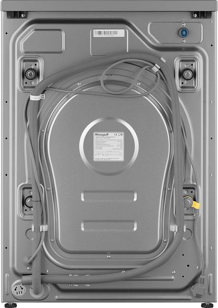 Стиральная машина Weissgauff WMD 58411 Direct Drive Inverter Premium Steam Stee загр.фронтальная макс.:11кг (с сушкой) нержавеющая сталь фото 7