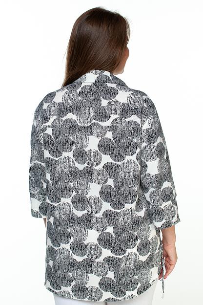 Рубашка женская 4104/03/Черный, молочный фото 5