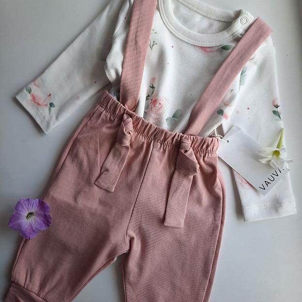 Костюм для девочек «Vauva» боди+штаны фото 1
