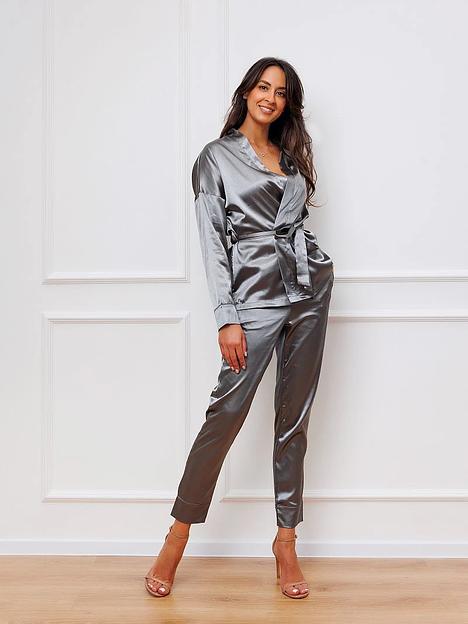 Кардиган женский, серый, Опт фото 3