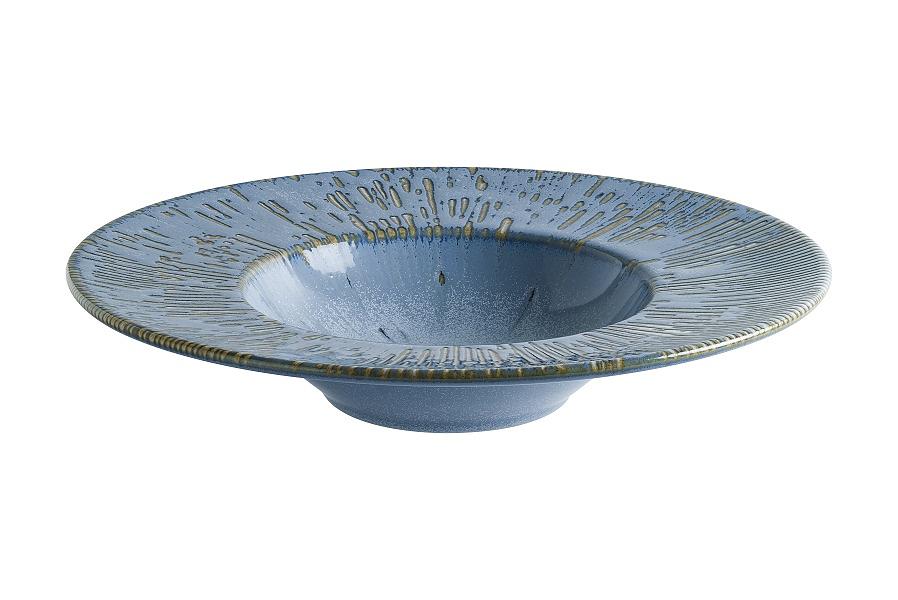 Тарелка для пасты d=280 мм.  400 мл. Снэл Небо, форма Банкет /1/6/ фото 1