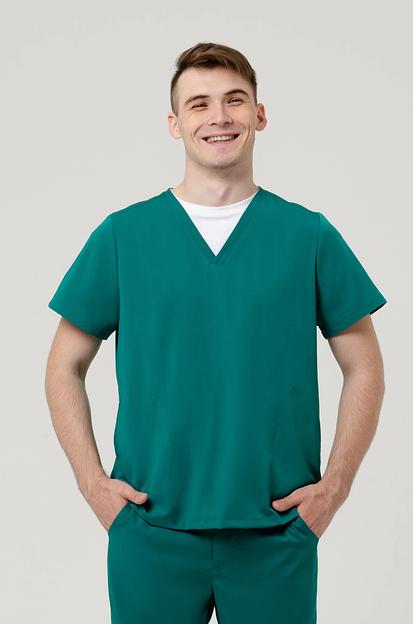 Топ медицинский Indiform мужской IF6-03-05-1, 29 Emerald, опт фото 1