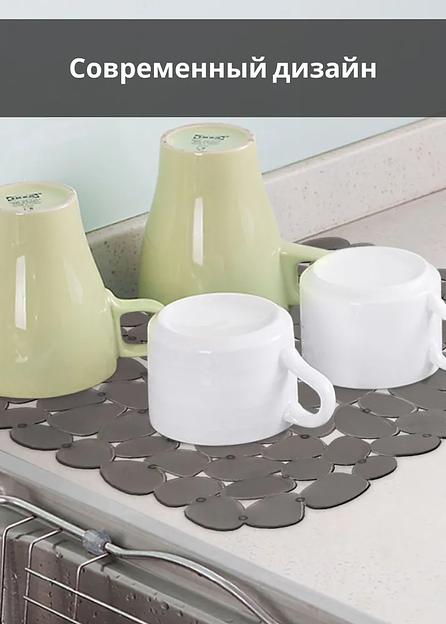 Коврик подложка сетка для раковины прямоугольный 40х30.5 см, опт фото 2