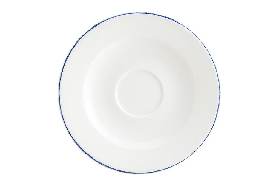 Блюдце d=120 мм. Ретро синий край (чашка 70299)  /1/6/ фото 1