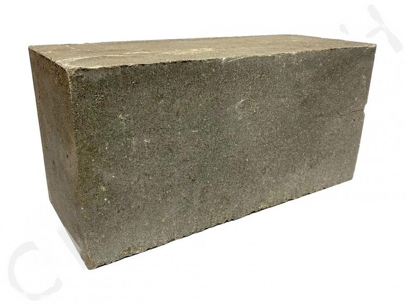 Блок перегородочный полнотелый пескоцементный (390x160x188) КПР-ПР-35-100-2200 фото 1