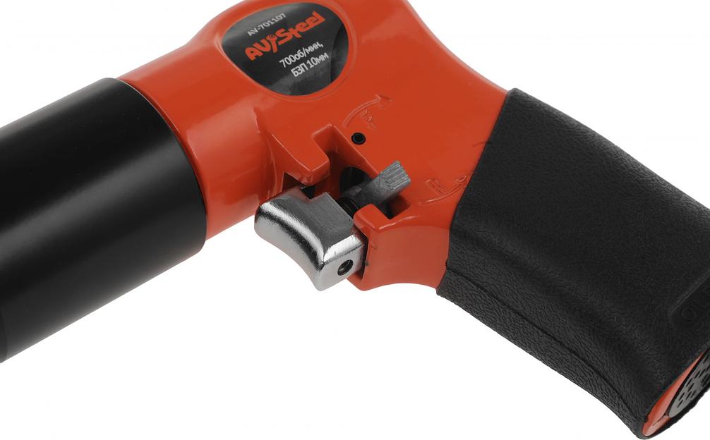 Дрель прямая Av Steel AV-701107 114л/мин патр.:быстрозажимной оранжевый/черный фото 6