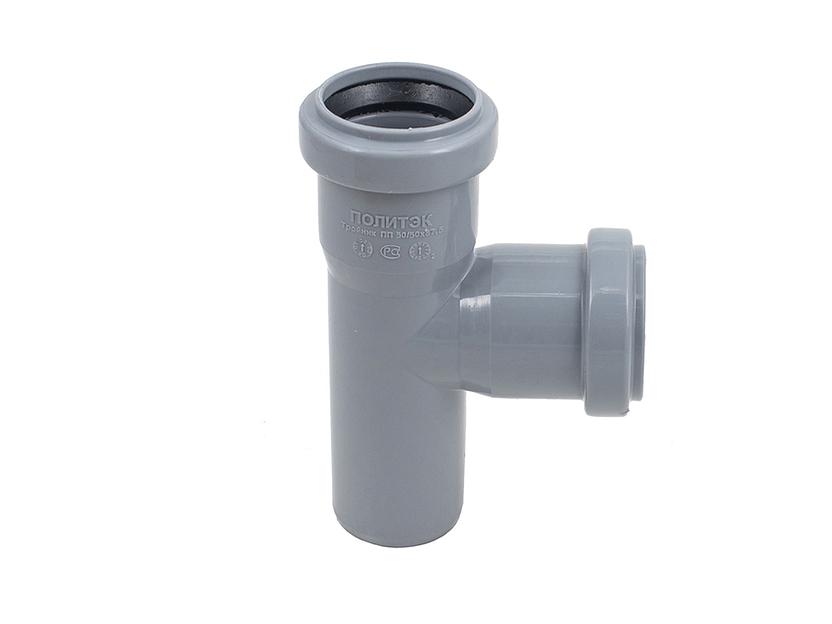 Тройник канализационный 87.5 град. 50 х 50 фото 1