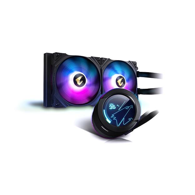 Кулер для процессора Gigabyte GP-AORUS WATERFORCE X 280 (4719331552138) Чёрный фото 1