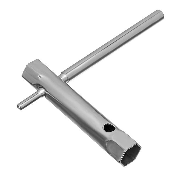 Набор ключей трубчатых торцевых, 8-17 мм, вороток, оцинкованные, 6 шт. фото 2