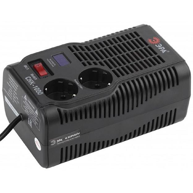 ЭРА Б0032469 СНК-1000 Стабилизатор напряжения компакт, 160-260В/220В, 1000ВА фото 1