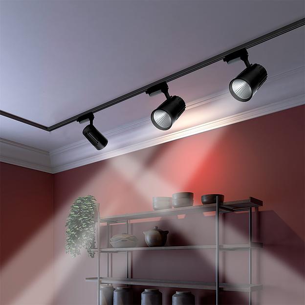 Светильник светодиодный трековый на шинопровод ДПО-32w 4000K 24° BL (чёрный) IP40 Jazzway PTR 1732 JazzWay 5026162 фото 8