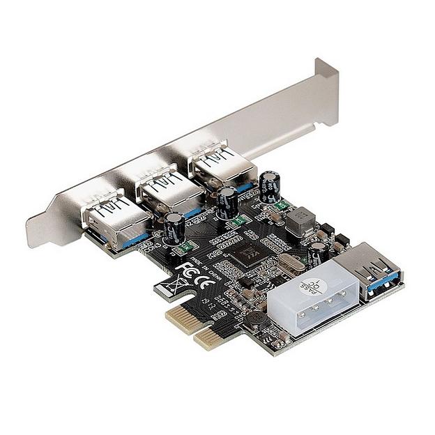 Exegate EX283720RUS Контроллер EXE-367 PCI-E 2.0, 3*USB3.0 ext + 1*USB3.0 int, разъем доп.питания (OEM) фото 2