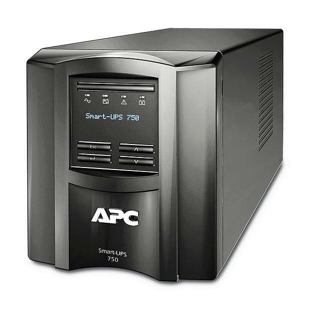 APC Smart-UPS, Line Interactive, 750VA, Tower, 230V, 6x IEC C13 outlets, SmartConnect Port+SmartSlot, AVR, LCD фото 1