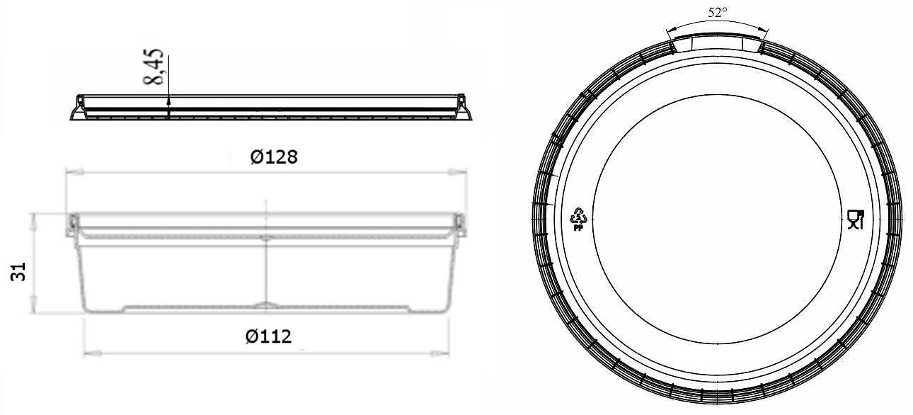 Банка 200 мл 128x112x31 ОПТ фото 2