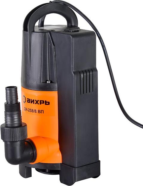 Насос центробежный Вихрь ДН-258/8 ВП 900Вт 15480л/час (в компл.:Переходник "Елочка" на три размера шланга 25/32/40мм) (68/2/13) фото 6