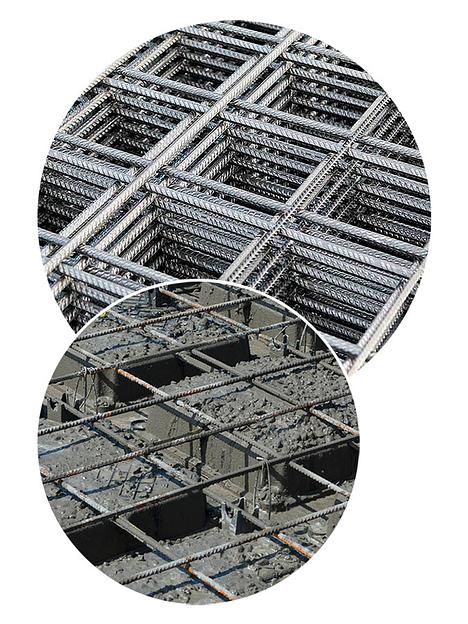 Арматурная сетка В500С, 100х100х6 мм фото 1