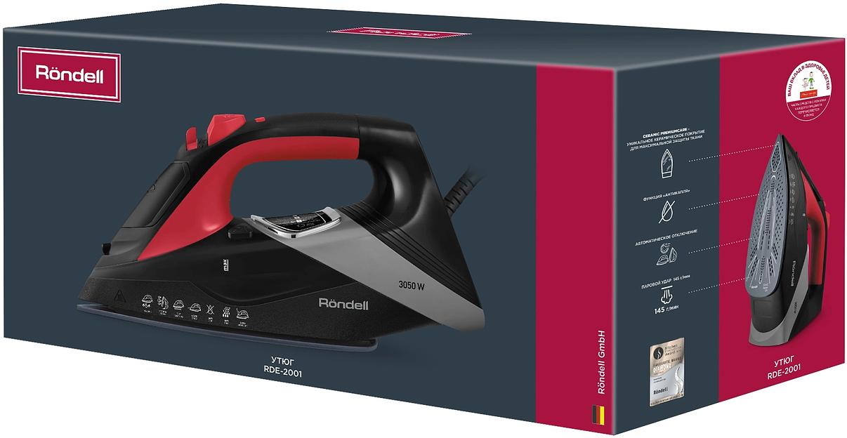 Утюг Rondell RDE-2001 3050Вт черный фото 7