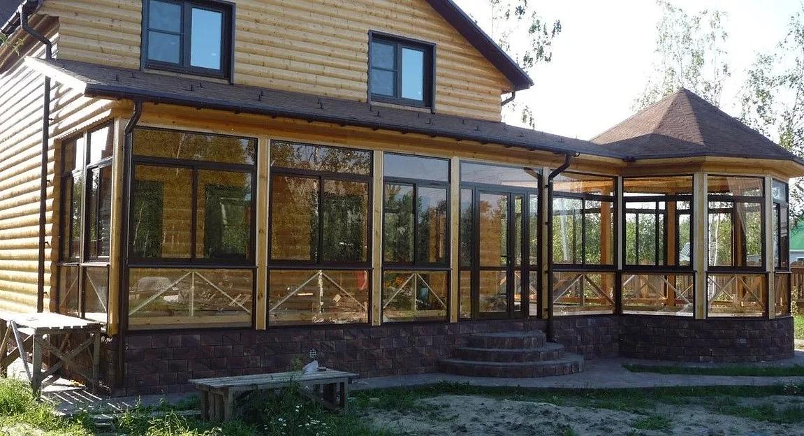 Услуга по алюминиевому холодному остеклению фото 10