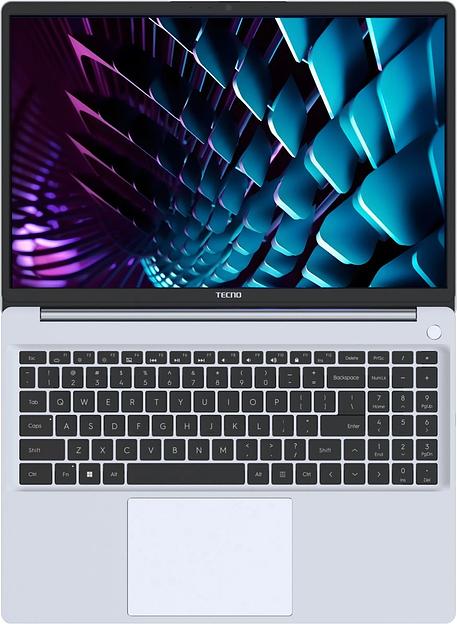 Ноутбук Tecno MegaBook K16SDA Ryzen 5 7430U 16Gb SSD512Gb AMD Radeon 16" IPS WUXGA (1920x1200) Windows 11 Home silver WiFi BT Cam 6060mAh (71003300342) фото 3