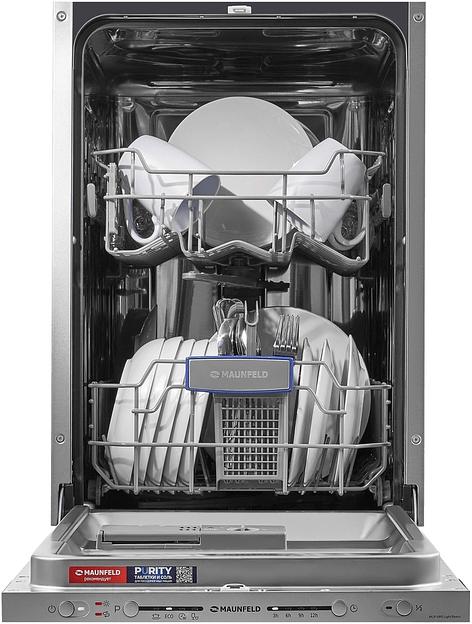 Посудомоечная машина встраив. Maunfeld MLP-08S Light Beam узкая фото 5