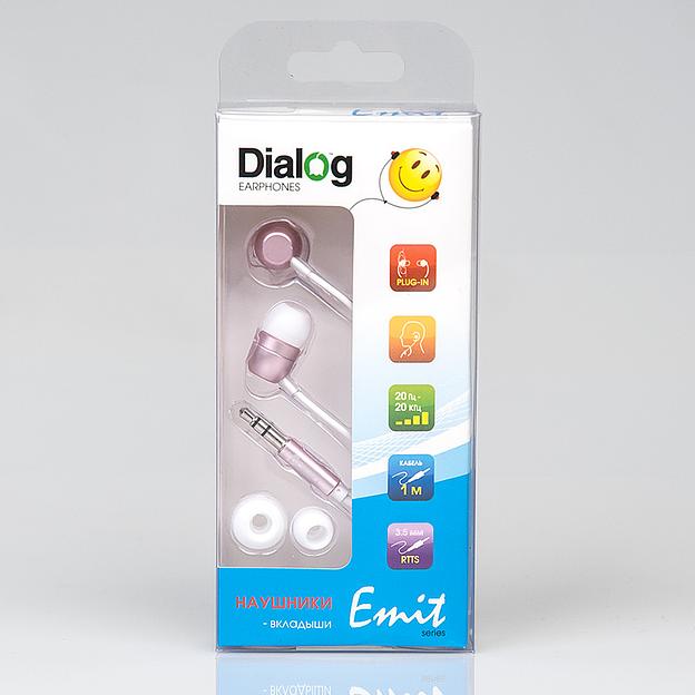 Наушники EP-F57 PINK Dialog розовая фото 2