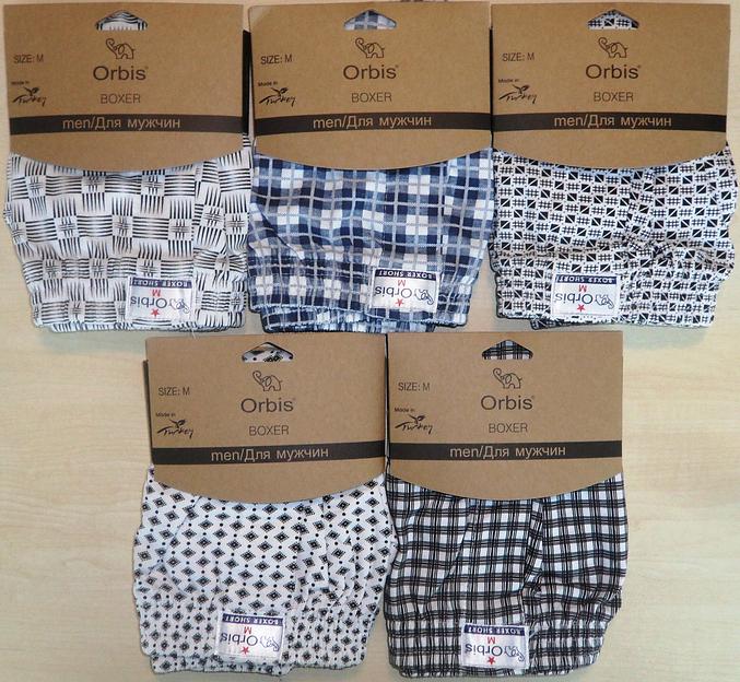 Трусы мужские (Boxer) Ассорти S, M, L, XL, XXL 14101 ОПТ фото 1