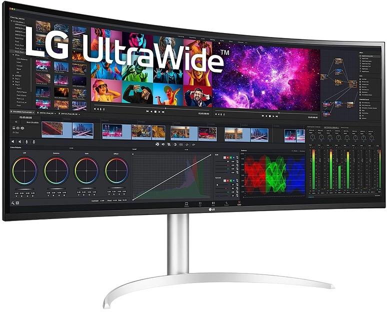 Монитор LG 40" 40WP95C-W черный IPS LED 21:9 (Ultrawide) HDMI M/M матовая HAS Piv 3000:1 300cd 178гр/178гр 5120x2160 72Hz DP FHD USB 12.3кг фото 2