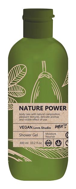Гель для душа мужской Vegan.Love.Studio NATURE POWER ОПТ  фото 1