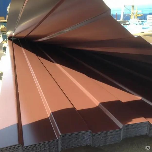 Профнастил окрашенный С-8 1,2х2 м 0,4 мм. фото 1