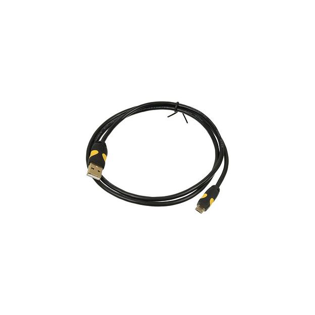 Кабель 2A Smooth Connector, micro USB (m) - USB (m), 1м, 2A, черный фото 1