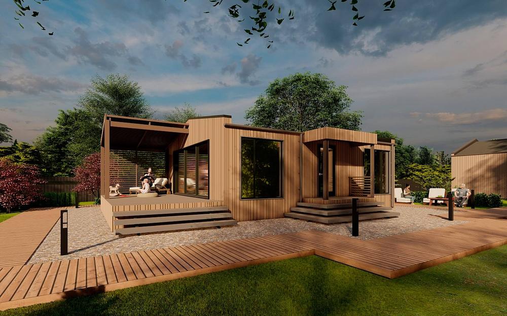 Модульный дом-баня 80 под ключ фото 1