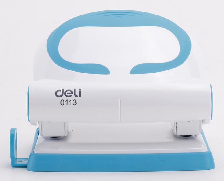 Дырокол Deli E0113 макс.:20лист. металл ассорти отв.:2 фото 2
