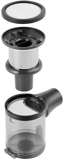 Пылесос ручной Kitfort КТ-5123 350Вт черный/серебристый фото 3