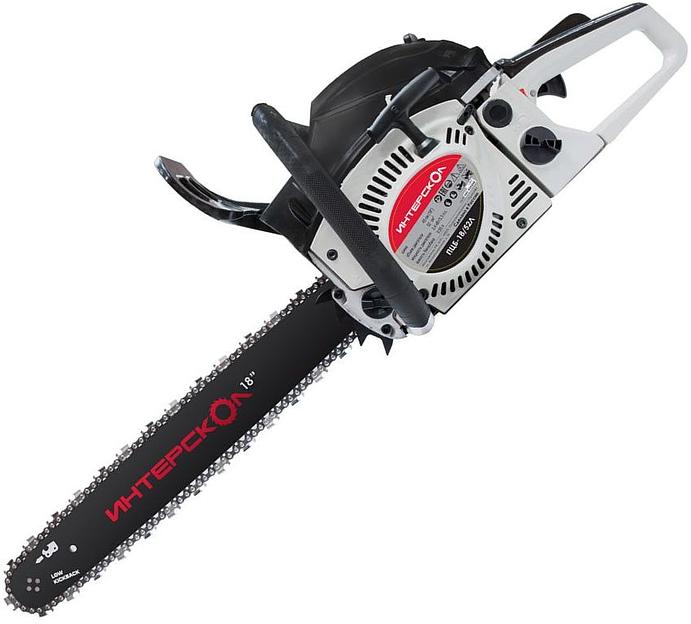 Бензопила Интерскол ПЦБ-18/52Л 2400Вт 3.3л.с. дл.шины:18" (45cm) (445.1.0.40) фото 4