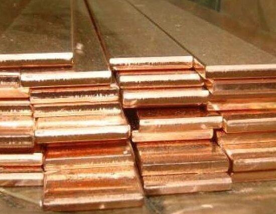 Шина медная М1Т 10х100х4000 мм фото 1