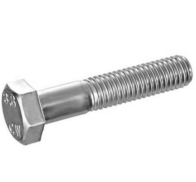 Болт стальной оцинкованный 6х50 мм ГОСТ 7805-70 фото 1