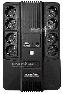 ИБП МАСТЕР 600, 600ВА/360Вт, LED, USB, RJ11/RJ45, SCHUKOx8 фото 1