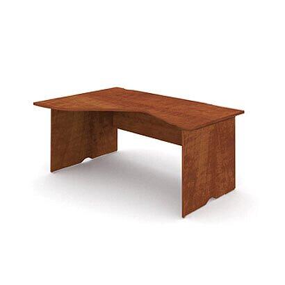 Стол письменный угловой MR на упрощенном ДСП каркасе с высокой передней панелью (глубина 110 см) МИЛАН фото 1