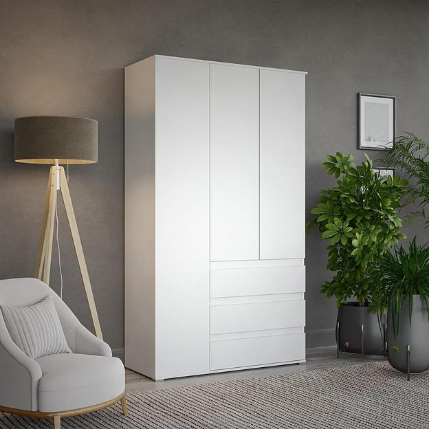 Шкаф распашной Проектмебель «Сканди» 120×50×210h см, опт фото 1