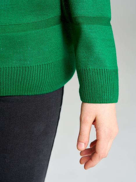 Джемпер «Стоп» зелёный, для девочек ОПТ фото 10